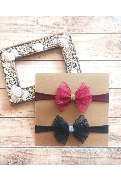 Panowill Design مجموعة ربطات شعر من الدانتيل بتفاصيل لامعة للفتيات الصغيرات م...