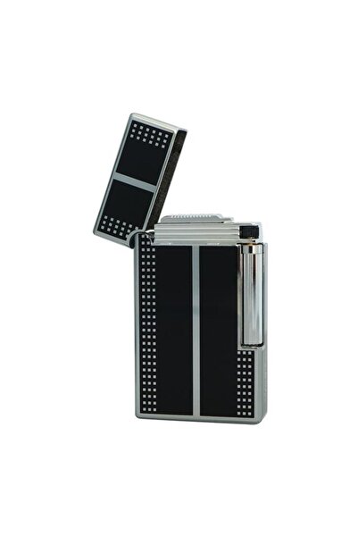 Vindiesel Tek Torch Pürmüz Siyah-Gümüş Puro Çakmağı - TR4505