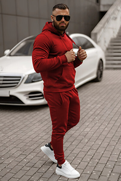 CMZ COLLECTİON Erkek Kanguru Cepli Kapşonlu Oversize Eşofman Takım