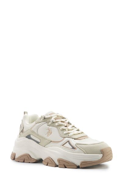 U.S. Polo Assn. Kalista 5Fx Beige Women's Sneakers