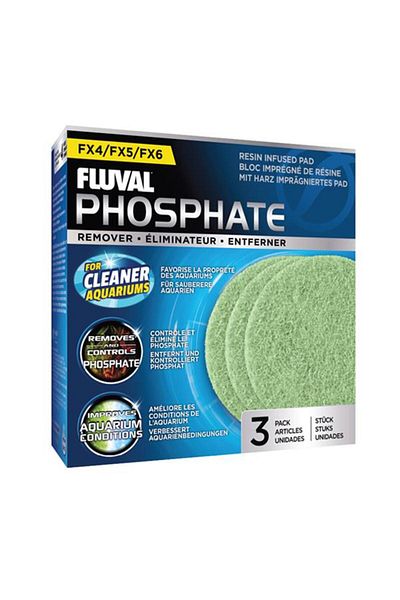 Fluval مزيل الفوسفات 3 عبوات لـ Fx 4-5-6