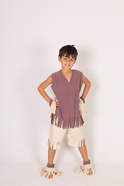 Annee Bakk Afrikalı Erkek Çocuk Kostümü, Afrika Temalı Erkek Çocuk Kıyafeti