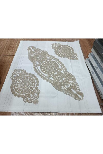 S.Y kordon simli işlemeli 3 lü sehpa örtüsü