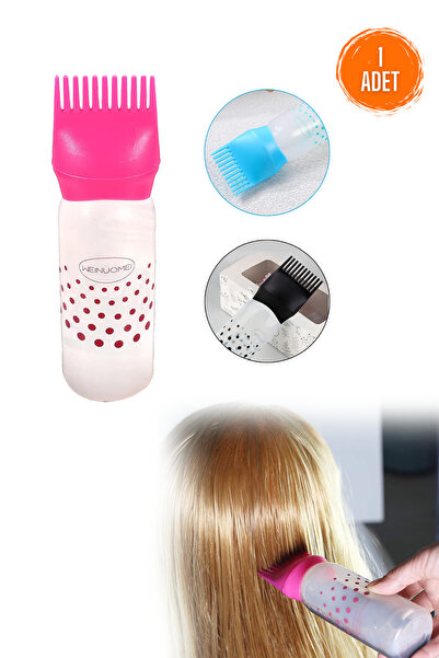 Fresh Moon Косметичний гребінець для фарбування волосся з наповнюваним флаконом для нанесення масла для волосся