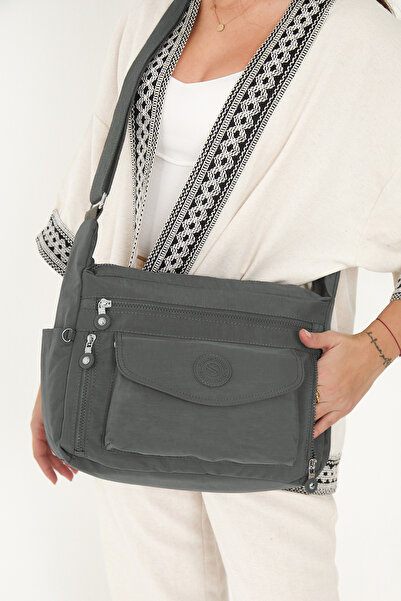 Çanta Trend Sanmorris Жіноча водостійка сумка з багатомісним ременем через пл...