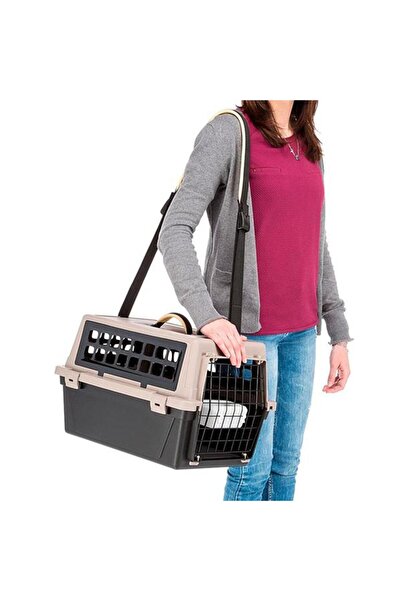 Ferplast Atlas Trendy Plus 10 Nero Askılı Kedi Köpek Taşıma Kabı