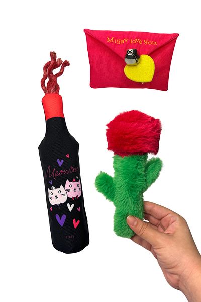 Miyav Loveyou Bad Pot - Bottle Drink - Rose Letter Toy Set