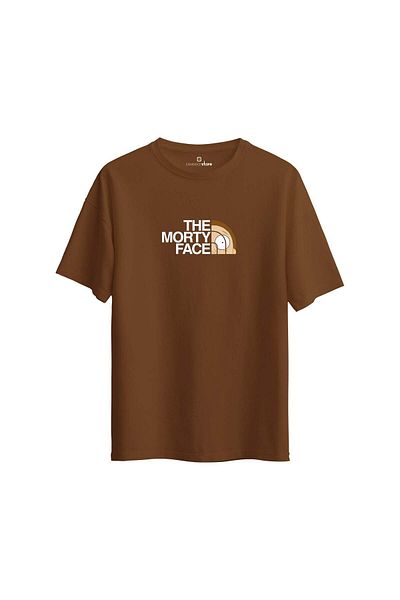 DWN WEAR Μπλουζάκι Oversize με σχέδιο "Morty".