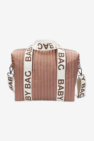 Modakids Coffee Baby Bag Mother Baby Care Bag Quilted Waterproof Stroller Organizer