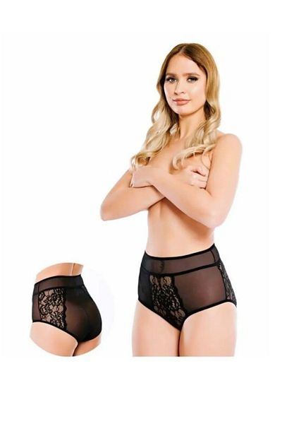 Belinay Femei, negru, 90% poliamidă, 10% elastan, chiloți, pachet economic de 2