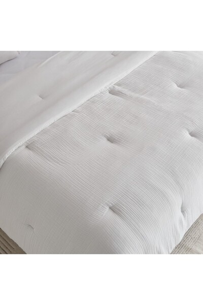 Home Box Whitebliss Elysian 5-Piece Gauze King Comforter Set 220x240 cm