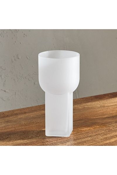 Home Box Lemont Frosted Glass Vase 15x15x30 cm