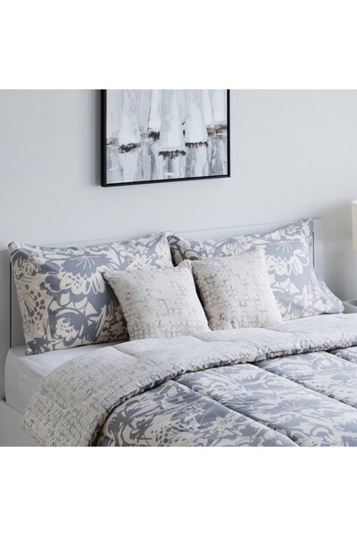 Home Box Aurora Heya 5-Piece Printed Cotton King Comforter Set 220x240 cm