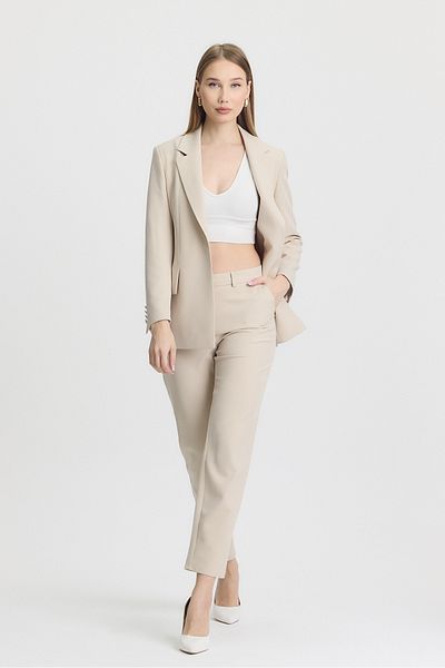 Ted Davıd Cream Suit