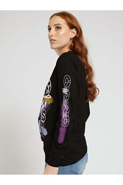 Vans Černé triko s dlouhým rukávem pro ženu Vans Password