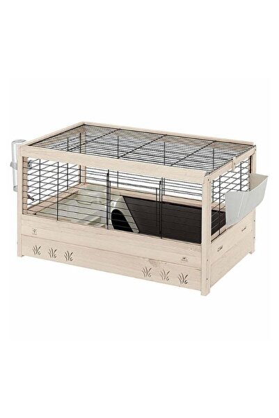 Ferplast Arena 100 Ahşap Tavşan Kafesi 100x62,5x51cm