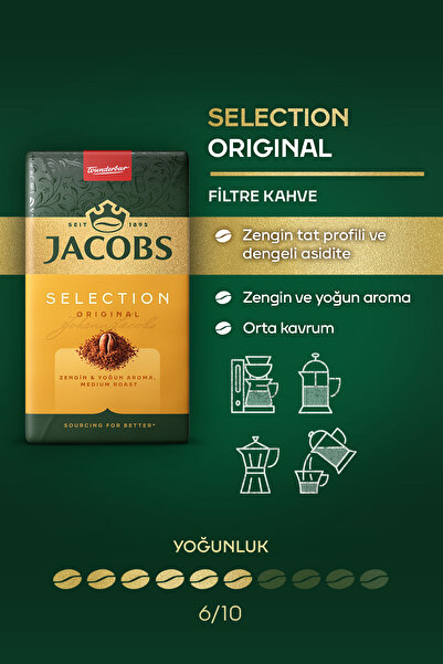 Jacobs Selection Filtre Kahve 250 gr X 8 Adet
