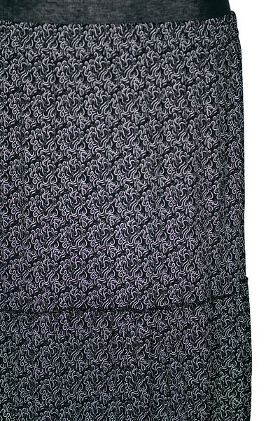 Hermevsim Fusta Nursel cu model negru Hesna - elastic și fără căptușeală, 3 straturi 35