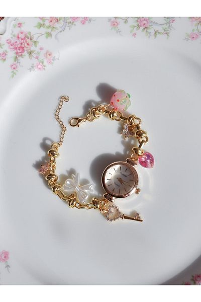 Reorah Collection Sweet Time-Strawberry Charm Clock