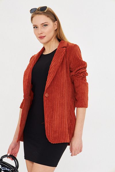armonika Jachetă din catifea cu un singur nasture ARM-25K 001108
