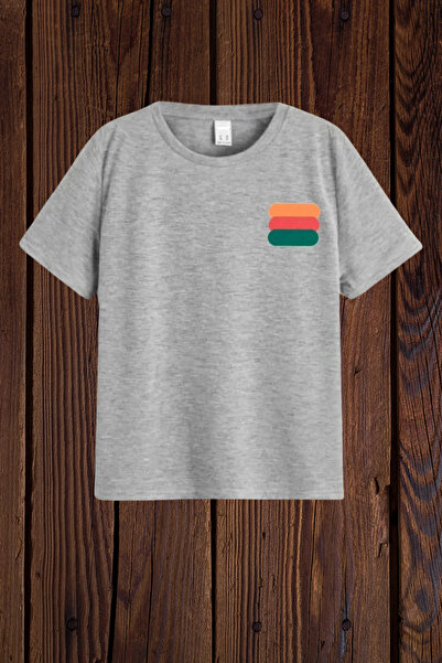 Wish BF _ تي شيرت بناتي مخطط ملون