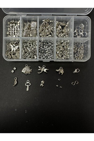 LİVZA BİJUTERİ Gümüş Renk Ara Aparat Figür seti