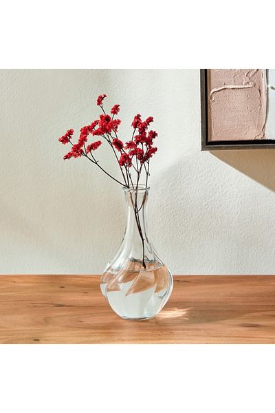 Home Box Kler Clear Glass Vase 9.5x9.5x17 cm
