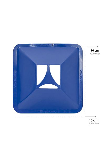 Rebuwo Navy Blue 6-Piece Training and Idman Bowl