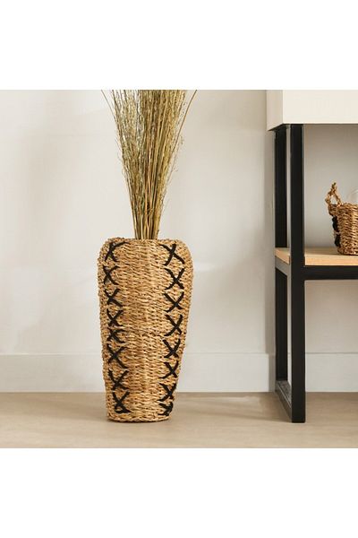 Home Box Naturaloom Sea Grass Conical Vase 15x22x40 cm