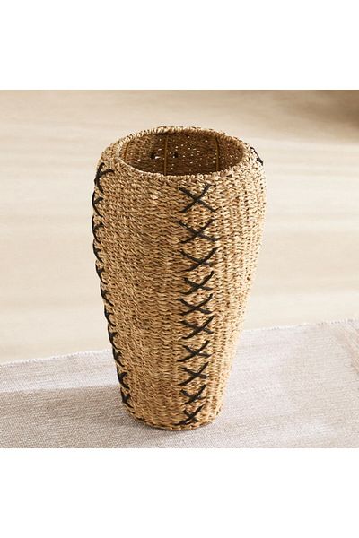 Home Box Naturaloom Sea Grass Conical Vase 25x32x55 cm