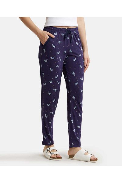 JOCKEY AOP Knit long pant RX09-01 Blue