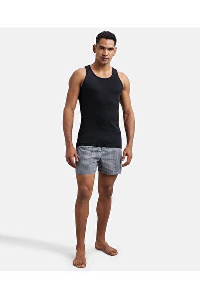 JOCKEY 24X7 Racer Back Tank Top 1467-01 Blue