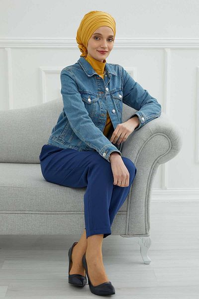 Aisha's Design B-14 Model Cross Combed Cotton Bonem