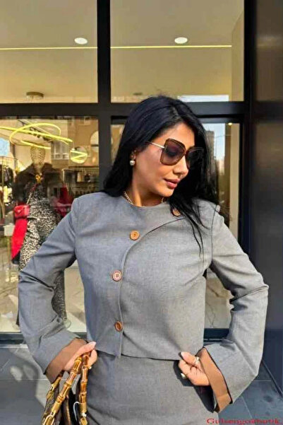 Setre Ceket Etek Mini Takım