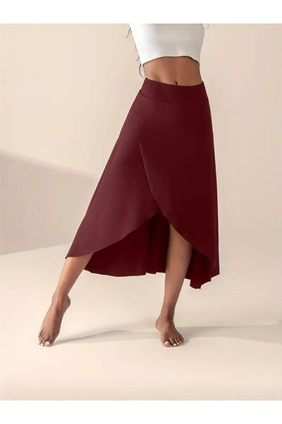 COTTONLAB Women's Sandy Skirt with Pocket Detail Leggings