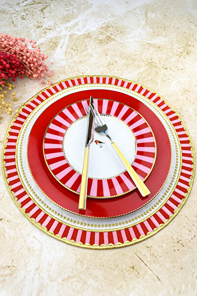 WEARE2 Kırmızı Pembe Pip Studio Love Birds Uyumlu Amerikan Servis - 1 Adet