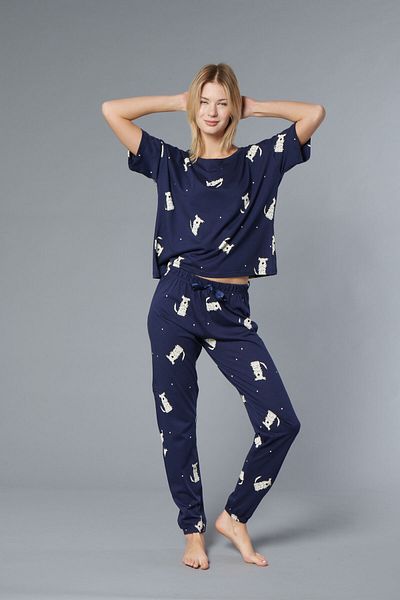 Rubina Secret Σετ γυναικείες πιτζάμες από 100% βαμβάκι - Oversize 4 εποχές [2025- ΑΝΟΙΞΗ]
