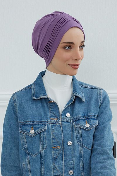 Aisha's Design حقيبة قطنية ممشطة مطوي موديل B-19