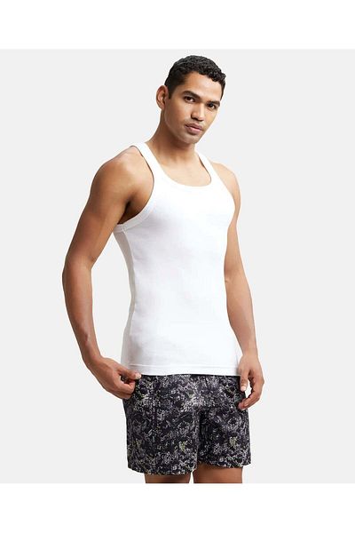 JOCKEY Zone Square Neck Vest US26-01 White