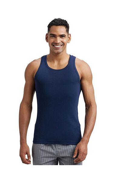 JOCKEY 24X7 Racer Back Tank Top 1467-01 Blue
