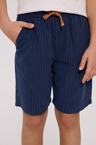 Nebbati Erkek Çocuk Çizgili Şort