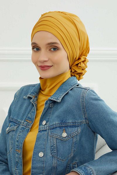Aisha's Design B-14 Model Cross Combed Cotton Bonem