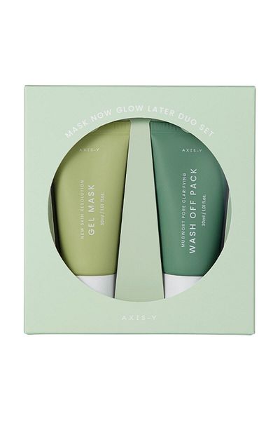 AXIS-Y Mask Now Glow Later Duo Set 30 ml Purifying Mask + Soothing Mask Set