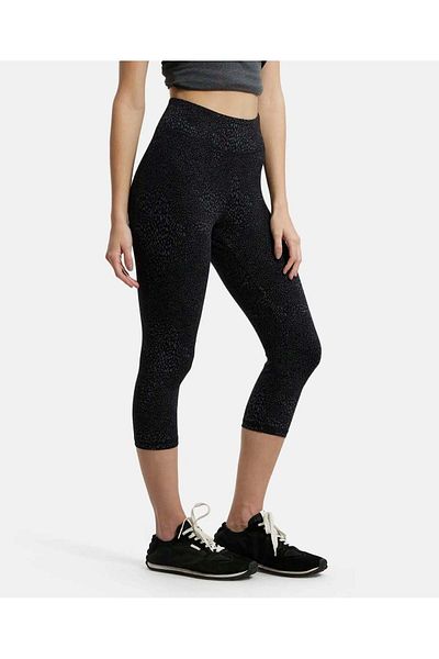 JOCKEY Athleisure Women Slim Fit Capri 1391-01 Black