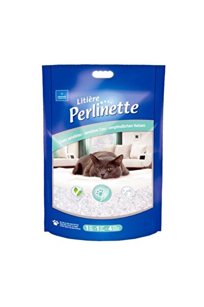 Petbox Perlinette Sensitive Yetişkin Hassas Kediler Için Kristal Kedi Kumu 3,7lt