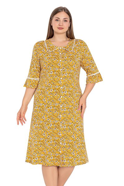 ROMEO LİFE Rochie florală de mărime mare pentru femei 7841
