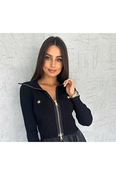 JANES Women's Pocket and Zipper Detail Opportunity Product Blouse