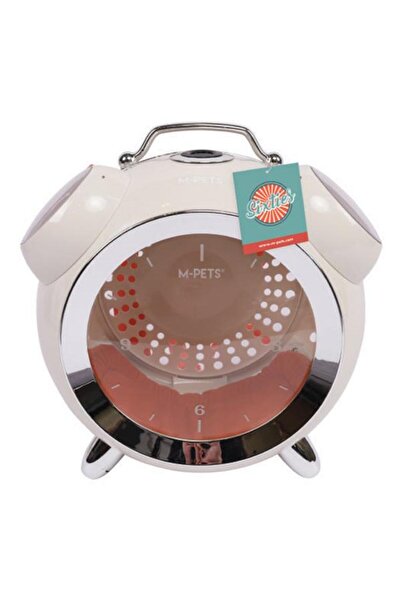 M-PETS حقيبة حمل على مدار الساعة من الستينيات باللون الأبيض