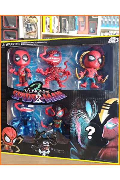 Zümrütoyuncakstore مجموعة كاملة من 6 شخصيات سبايدرمان فينوم ديدبول وينوم ستان...