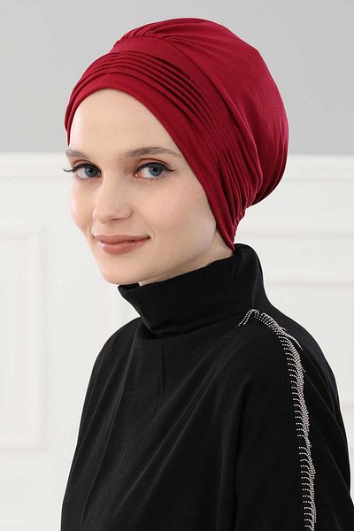 Aisha's Design B-19 Model Pleated Combed Cotton Bag